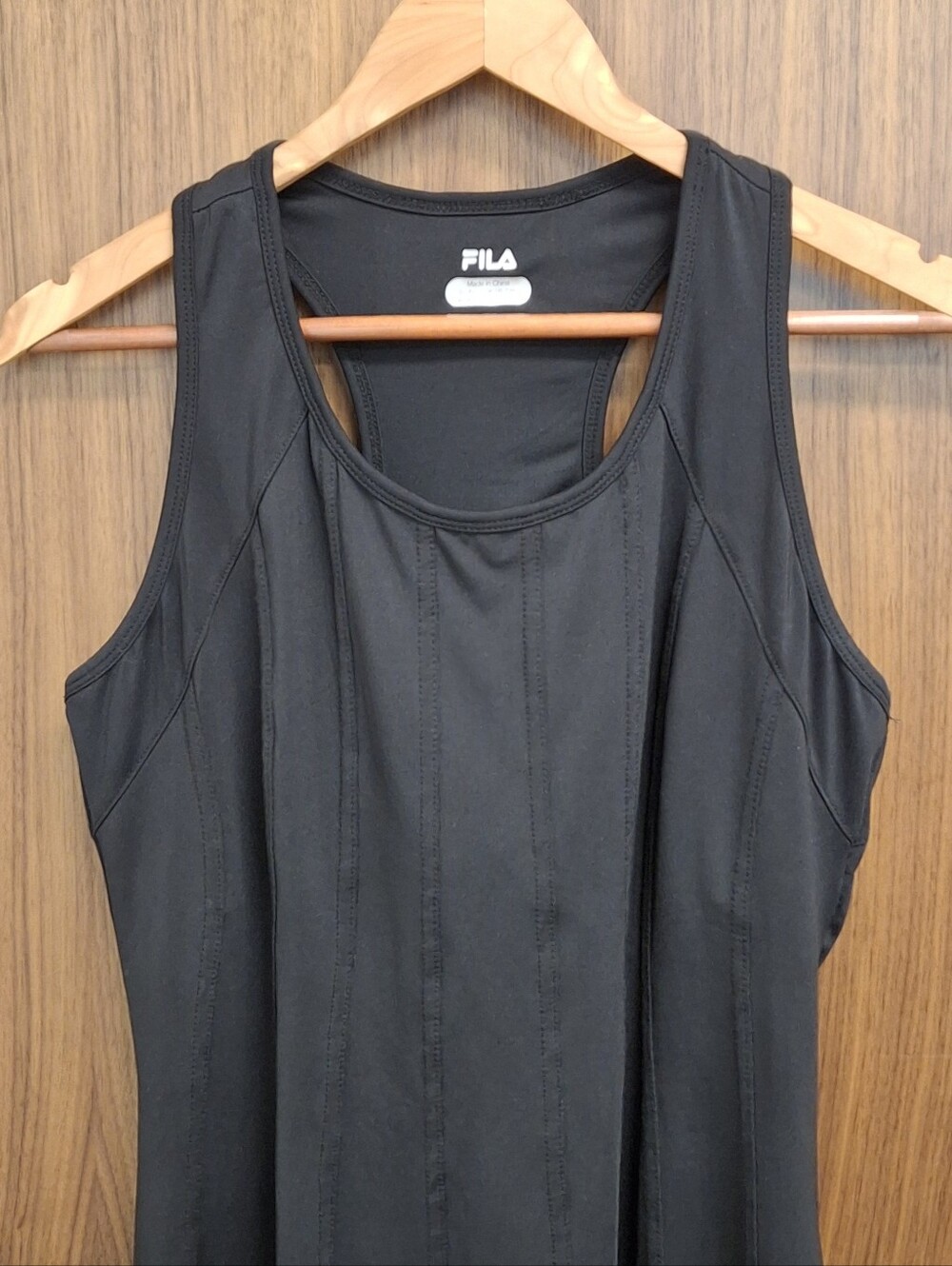 Fila Pleated Racerback Tank Dress Sz Xl View 2
